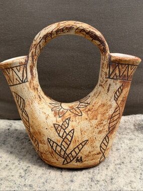 Vintage southwest decor rustic wedding vase